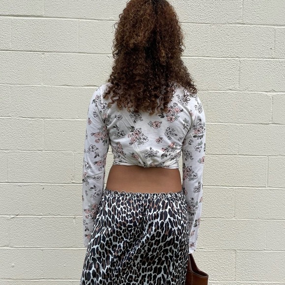 Vintage y2k Silver Circle Metal Chain Link Adjustable Belt - Picture 6 of 8